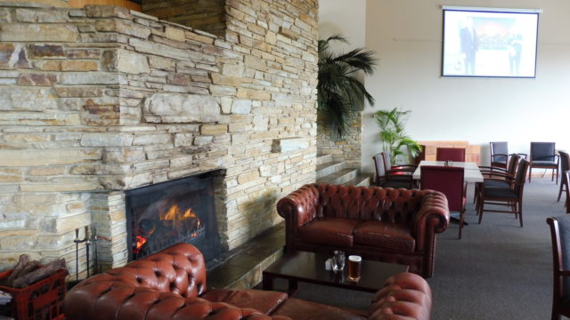 Fireplace at Araluen Golf Resort