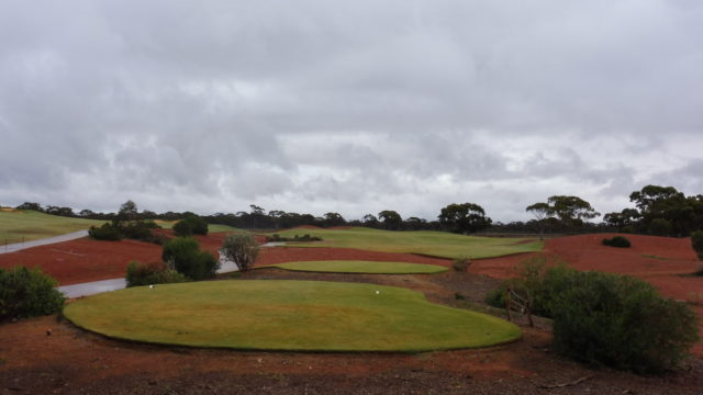 The 10th tee at Kalgoorlie Golf Club