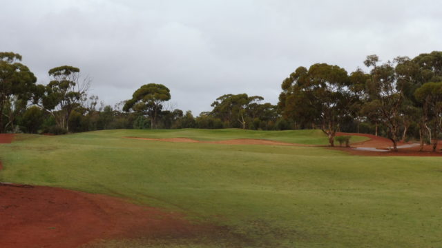 The 11th fairway at Kalgoorlie Golf Club