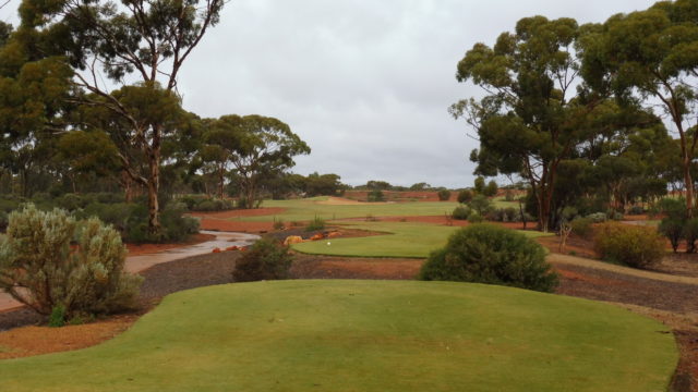 The 11th tee at Kalgoorlie Golf Club