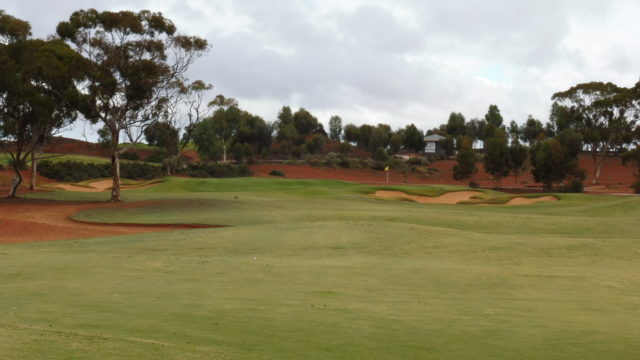 The 14th fairway at Kalgoorlie Golf Club