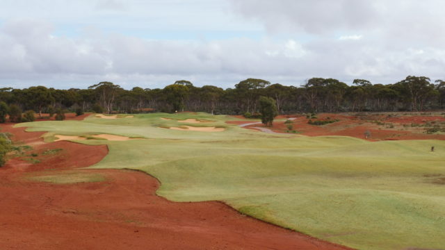 The 15th fairway at Kalgoorlie Golf Club