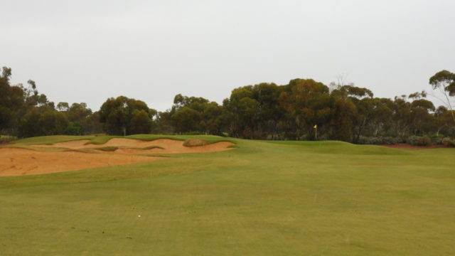 The 1st fairway at Kalgoorlie Golf Club