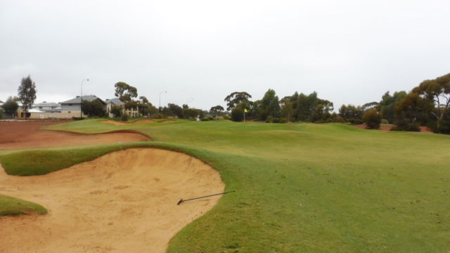 The 3rd green at Kalgoorlie Golf Club