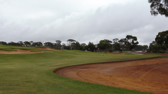 The 9th fairway at Kalgoorlie Golf Club