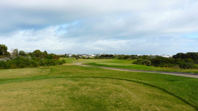 The 14th tee at Secret Harbour Golf Links