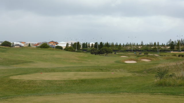 The 18th tee at Secret Harbour Golf Links