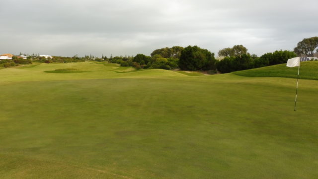 The 3rd green at Secret Harbour Golf Links