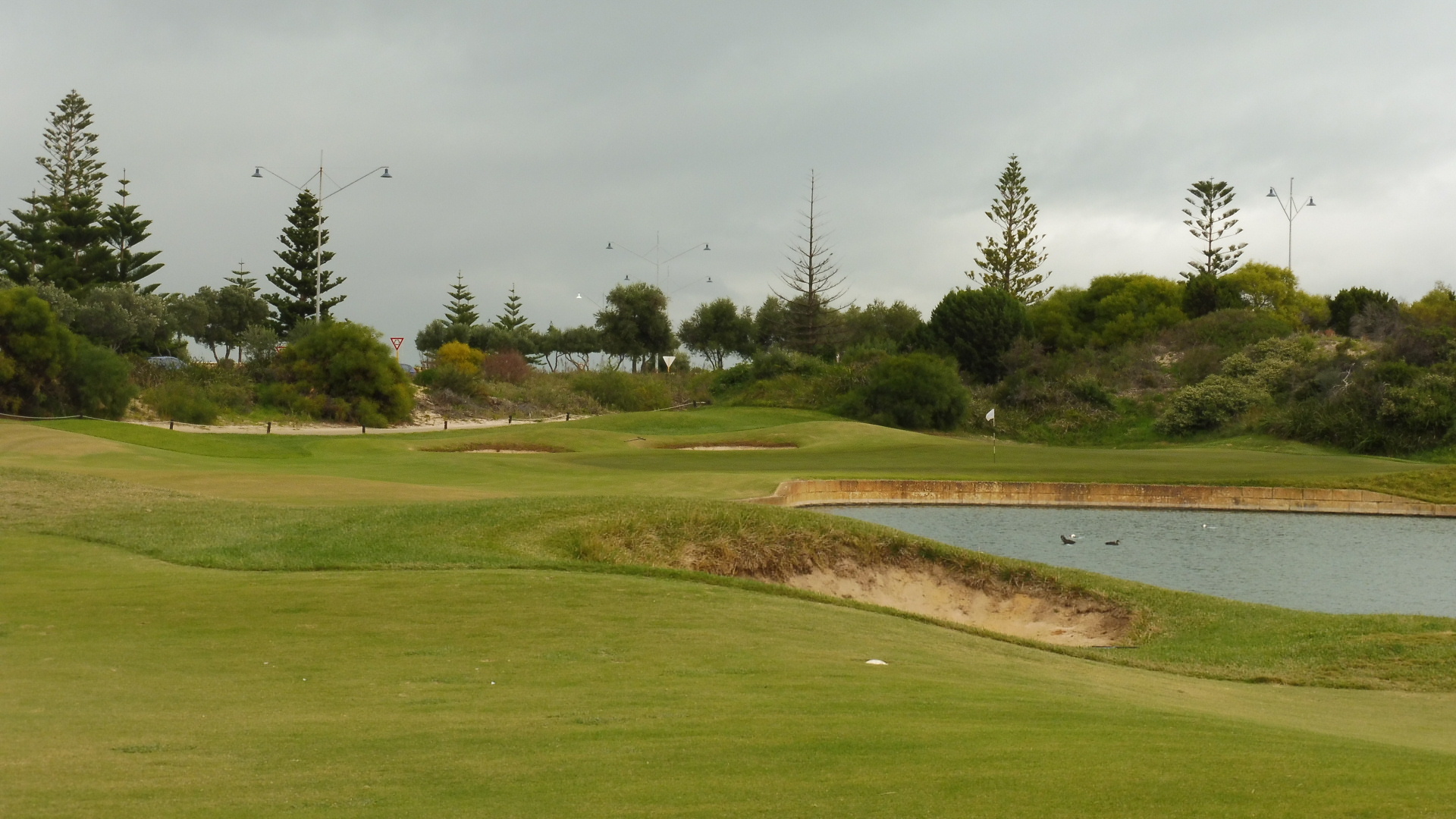 The 8th fairway at Secret Harbour Golf Links