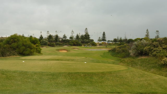 The 8th tee at Secret Harbour Golf Links