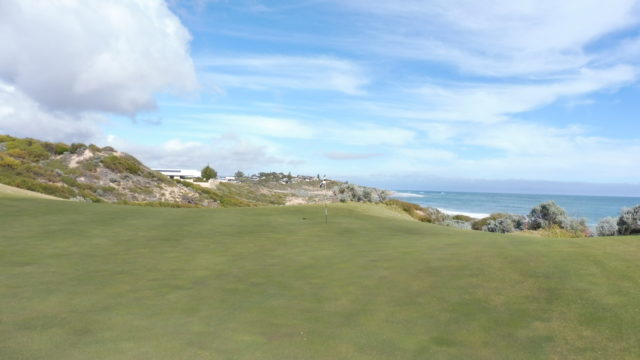 The 12th green at The Cut Golf Club