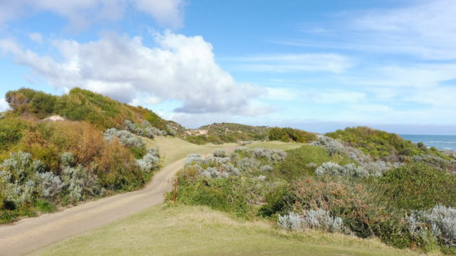 The 12th tee at The Cut Golf Club