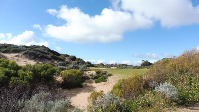 The 13th tee at The Cut Golf Club