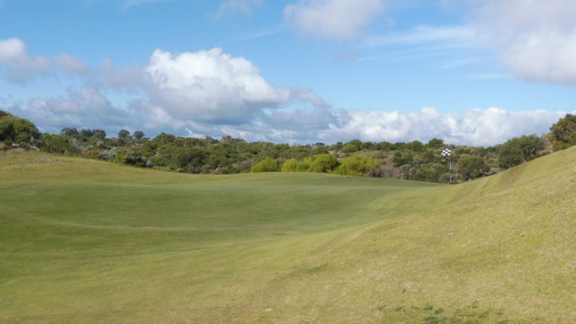 The 16th green at The Cut Golf Club