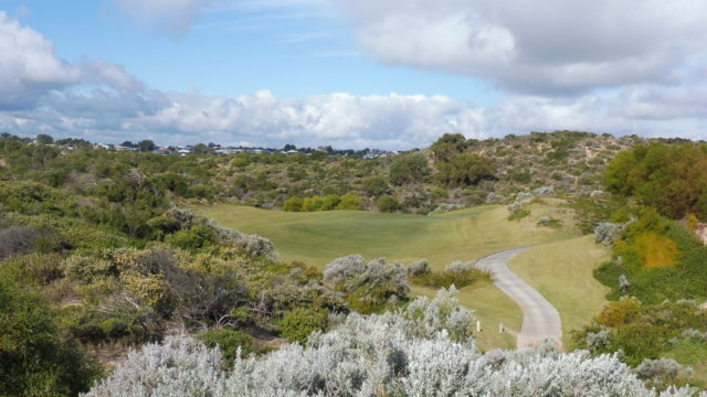 The 16th tee at The Cut Golf Club