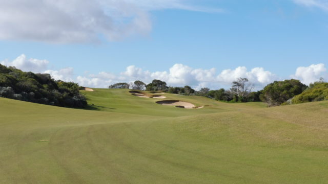 The 18th fairway at The Cut Golf Club