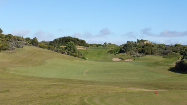 The 1st tee at The Cut Golf Club