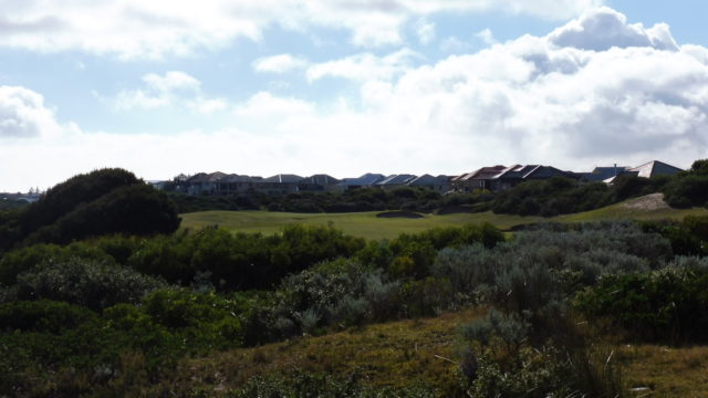 The 2nd tee at The Cut Golf Club