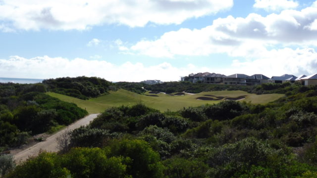 The 3rd tee at The Cut Golf Club