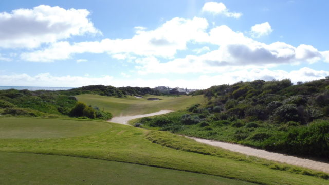 The 4th tee at The Cut Golf Club