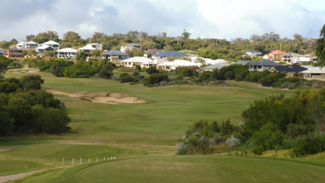 The 5th tee at The Cut Golf Club