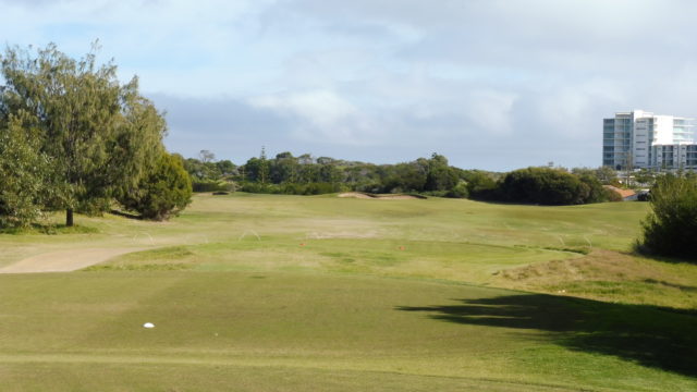 The 9th tee at The Cut Golf Club