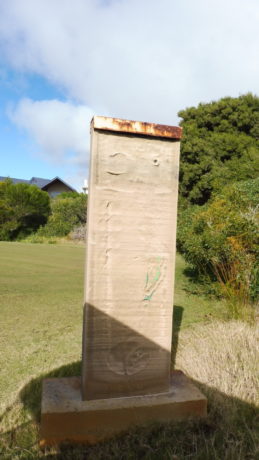 Worn Holemarker at The Cut Golf Club