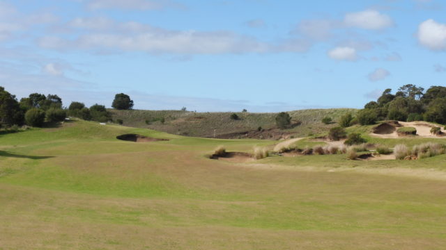 The 9th fairway at Moonah Links Legends