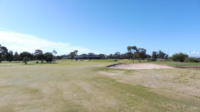 The 18th fairway at Horsham Golf Club