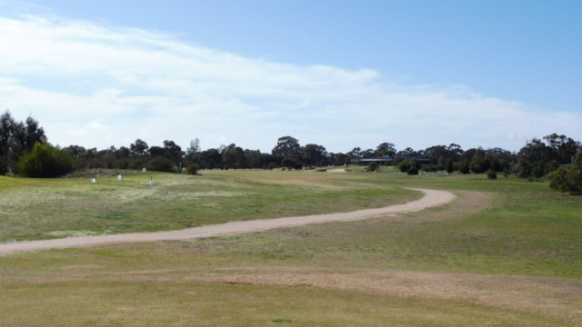 The 18th tee at Horsham Golf Club