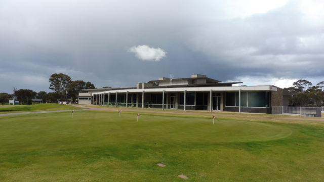 The clubhouse at Horsham Golf Club