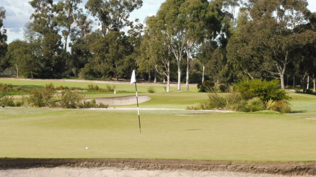 The 13th green at Metropolitan Golf Club