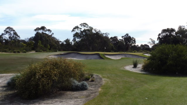 The 13th green at Metropolitan Golf Club