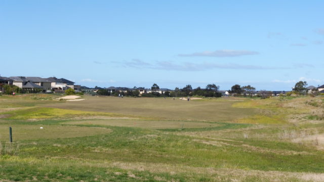 The 14th tee at Sanctuary Lakes Golf Club