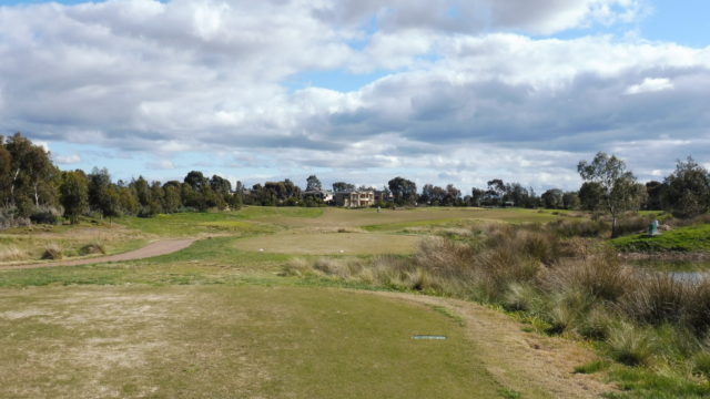 The 3rd tee at Sanctuary Lakes Golf Club