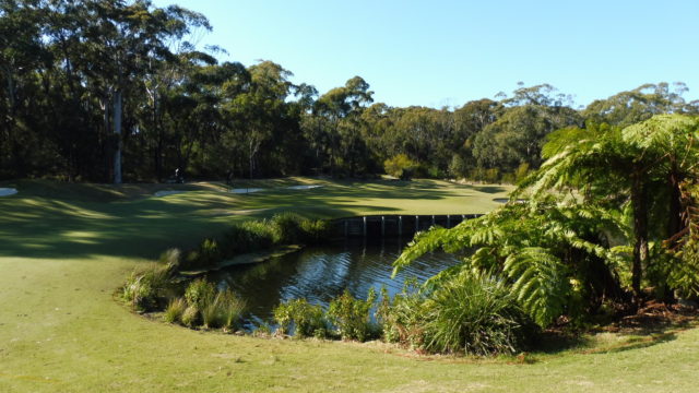 The 17th green at Terrey Hills Golf & Country Club