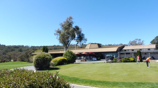 The clubhouse at Federal Golf Club