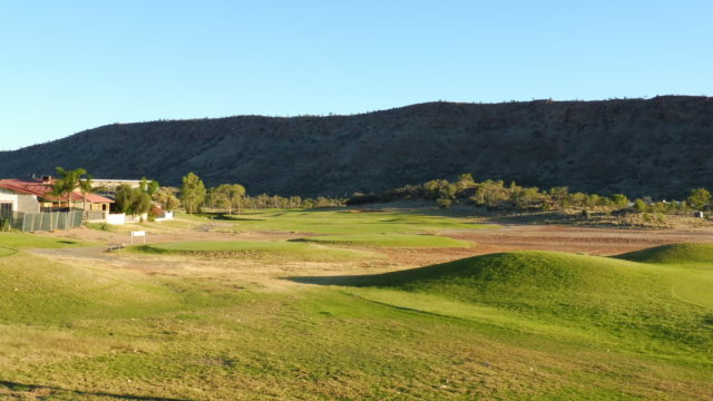 The 10th tee at Alice Springs Golf Club