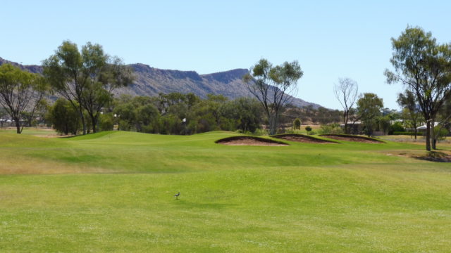 The 13th fairway at Alice Springs Golf Club