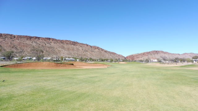 The 14th fairway at Alice Springs Golf Club