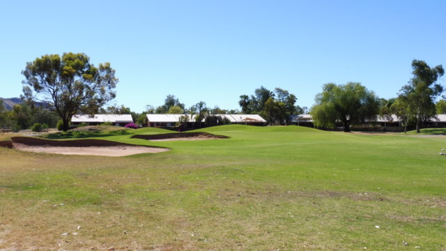 The 16th fairway at Alice Springs Golf Club