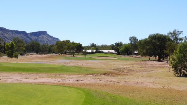 The 16th tee at Alice Springs Golf Club