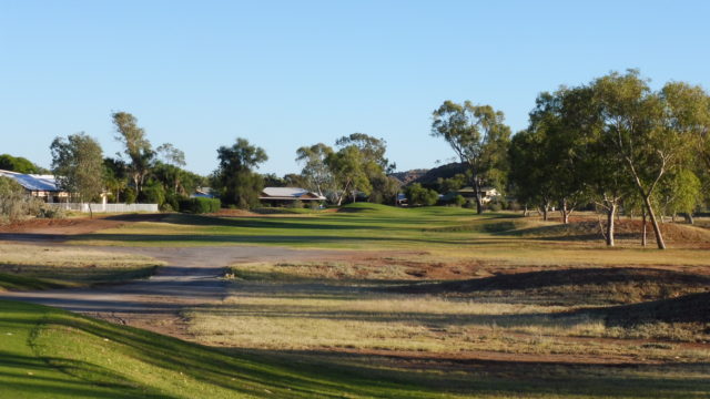 The 1st tee at Alice Springs Golf Club