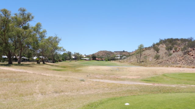 The 2nd tee at Alice Springs Golf Club