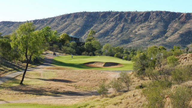 The 3rd tee at Alice Springs Golf Club