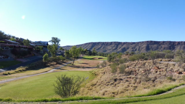 The 3rd tee at Alice Springs Golf Club