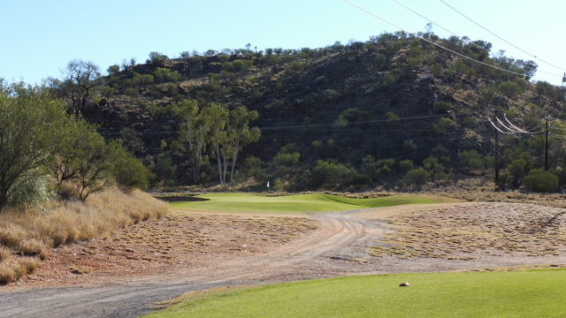 The 5th tee at Alice Springs Golf Club