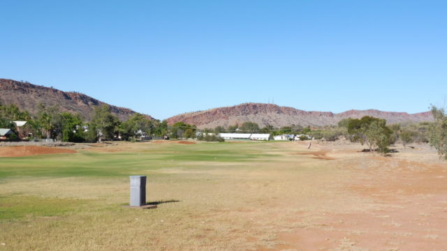 The 6th fairway at Alice Springs Golf Club