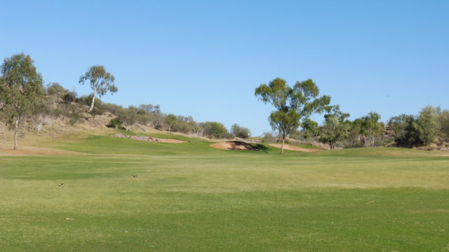 The 7th fairway at Alice Springs Golf Club