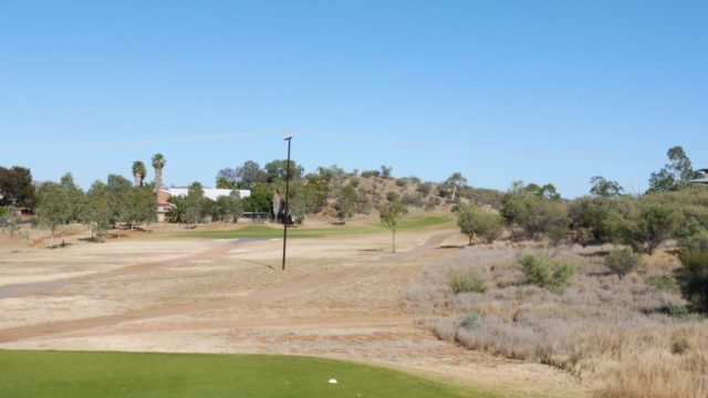 The 7th tee at Alice Springs Golf Club